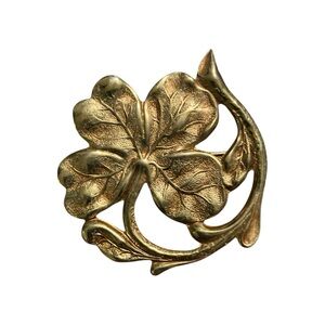 Vintage Four Leaf Clover Brooch